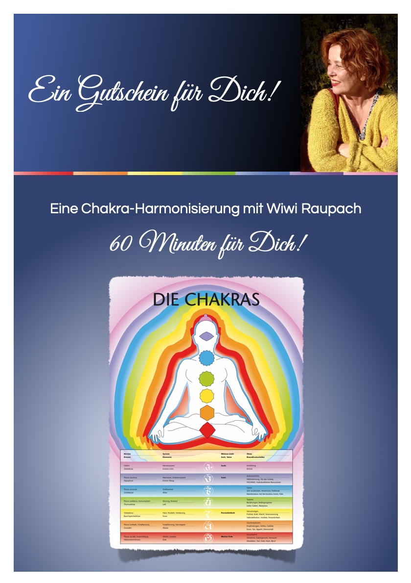 Gutschein - Eine Chakra-Diagnostik/-Harmonisierung